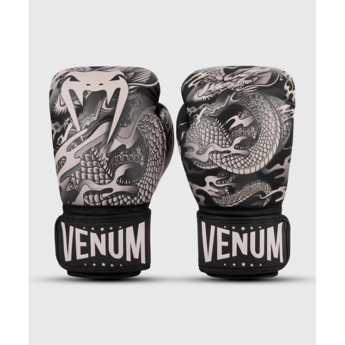 Боксови ръкавици - Venum Dragon's Flight Boxing Gloves - Black/Sand​